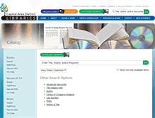 Tablet Screenshot of opac.cadl.org